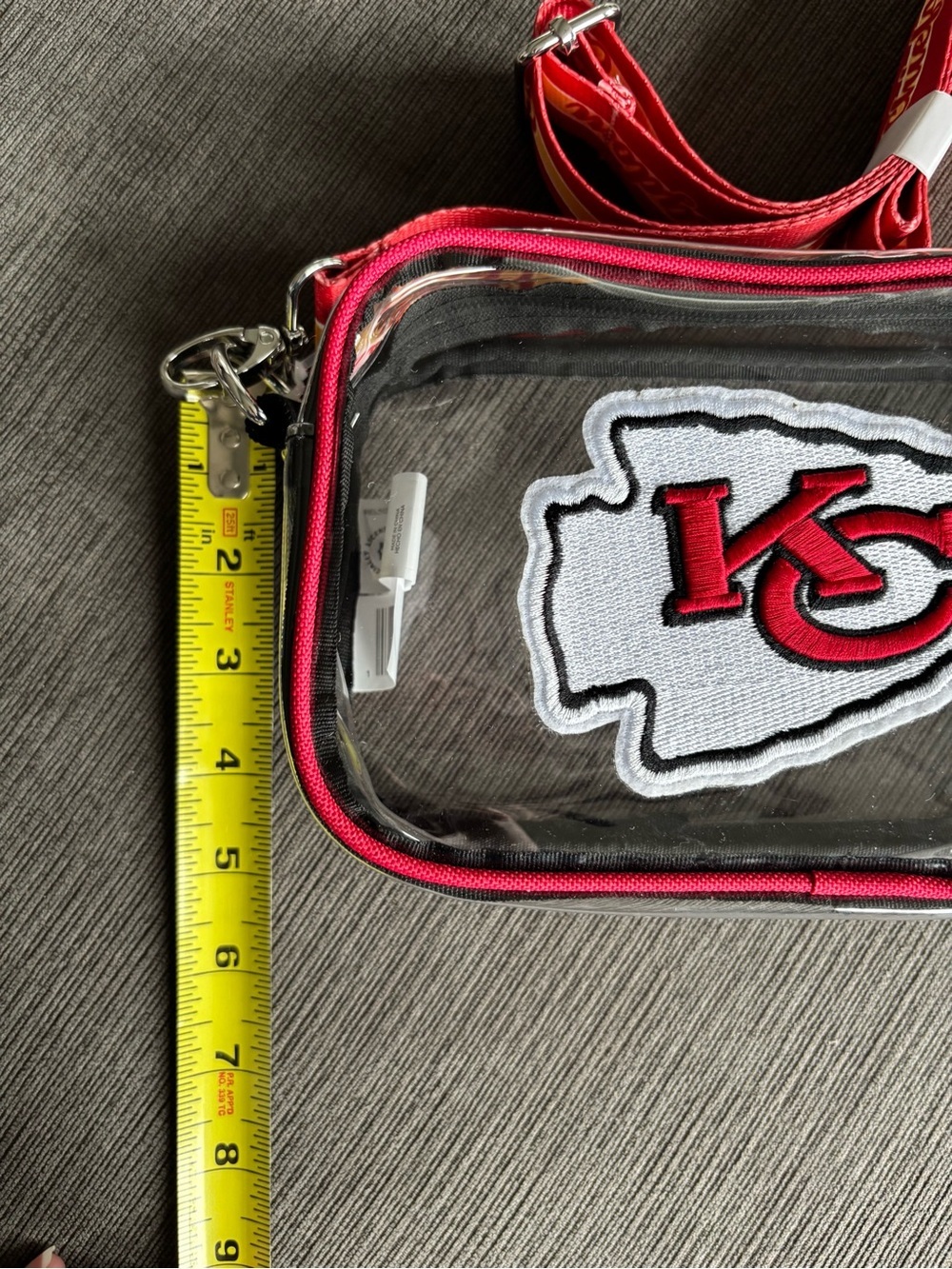 FOCO Kansas City Chiefs Clear Stadium Crossbody Bag - NWT - Picture 4 of 5